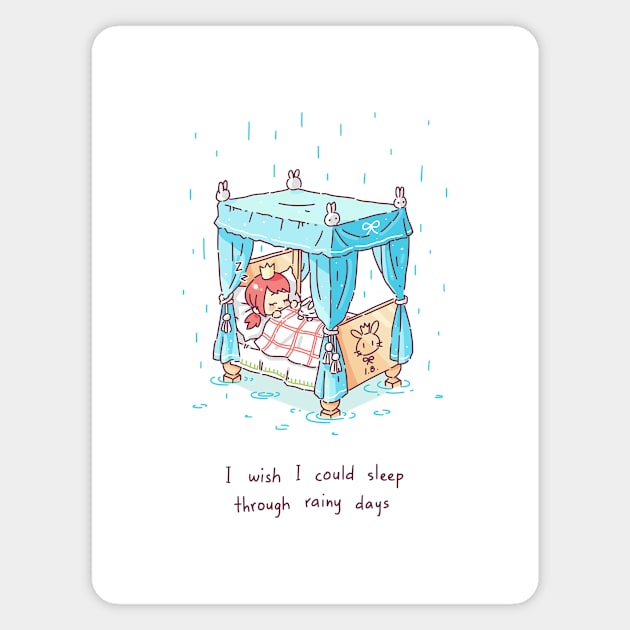 Rainy Days Magnet by Freeminds